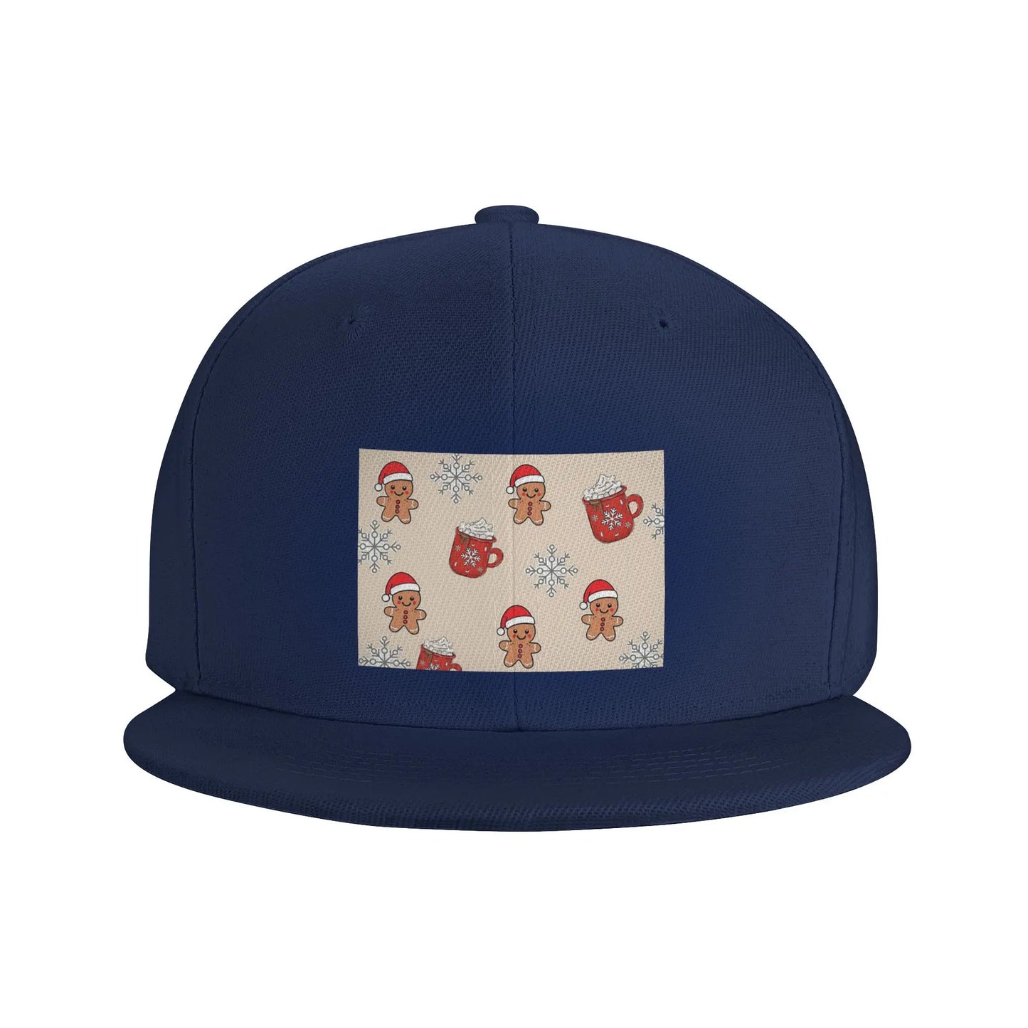 Christmas Tree Gingerbread Festive Casual Snapback Cap