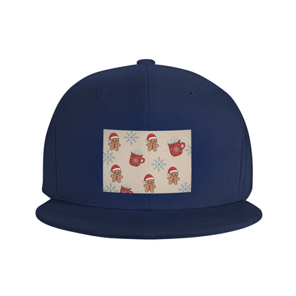 Christmas Tree Gingerbread Festive Casual Snapback Cap