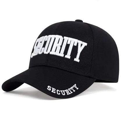 Unisex Security Embroidery Baseball Cap