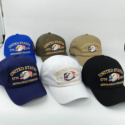 USA 250th Anniversary Eagle Baseball Cap
