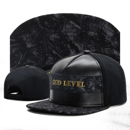 Luxury Brand Leather Baseball Cap