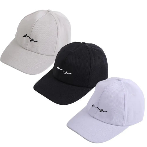 Solid Color Embroidered Snapback Baseball Cap