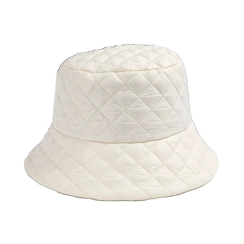 Waffle Knit Warm Bucket Hat
