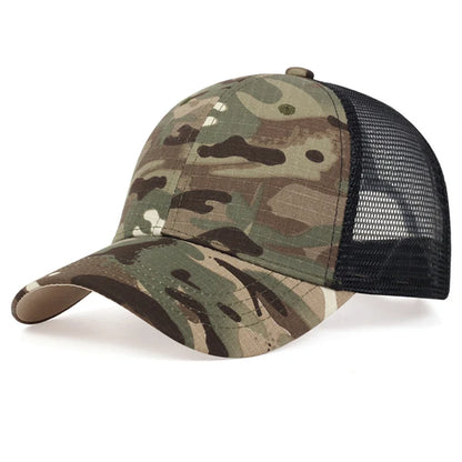 Mesh Camo Jungle Tactical Baseball Cap