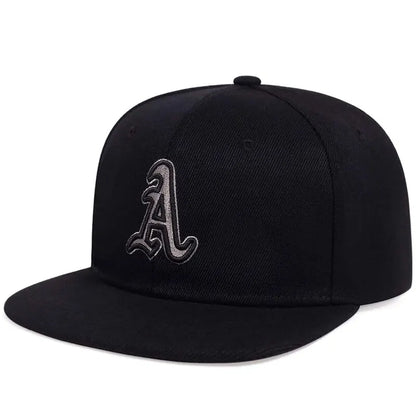 Unisex Gothic Alphabet Embroidery Hip-hop Hats