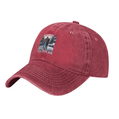 Bob Dylan Freewheelin Denim Vintage Baseball Cap