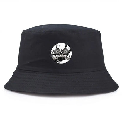 Cool Print Cotton Bucket Hat Unisex