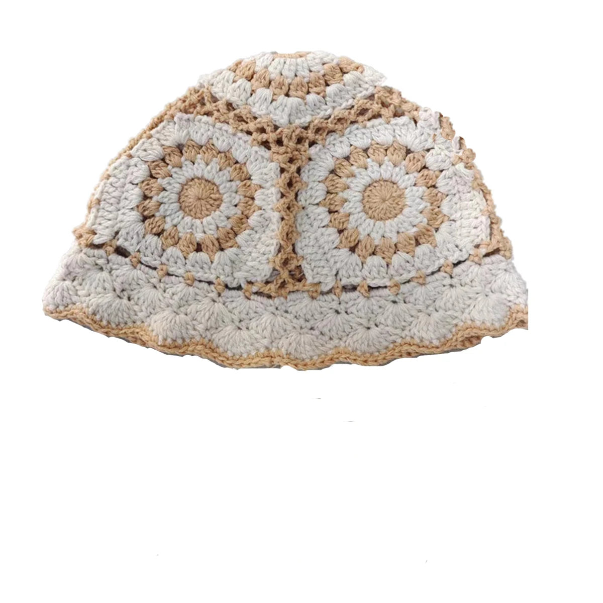 Handmade Crochet Hollow Korean Fashion Bucket Hat