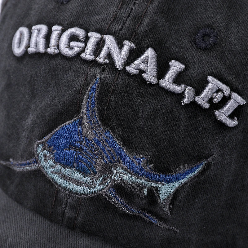 America Flag Washed Cotton Baseball Cap