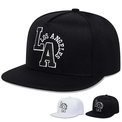 Los Angeles Letter Embroidery Outdoor Snapback Cap
