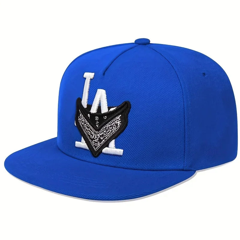 Unisex Los Angeles Embroidery Trucker Snapback Cap