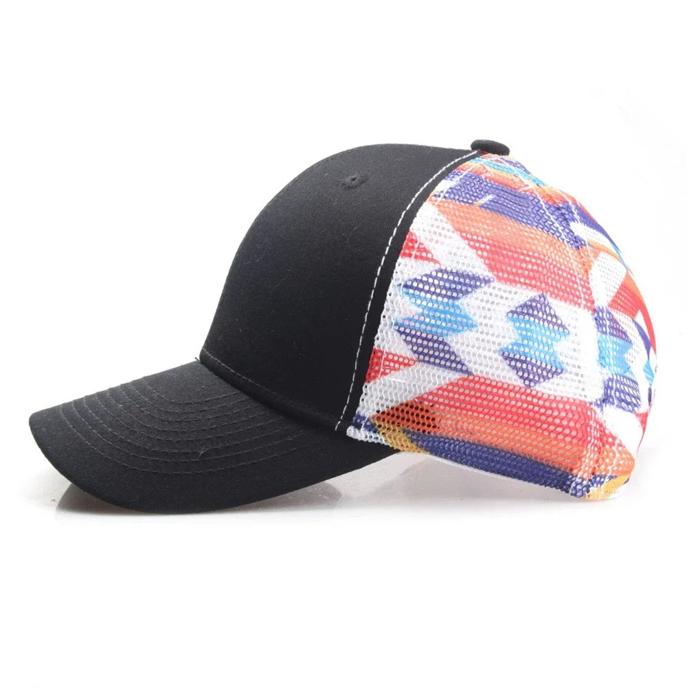 Unisex Casual Cotton Mesh Baseball Cap