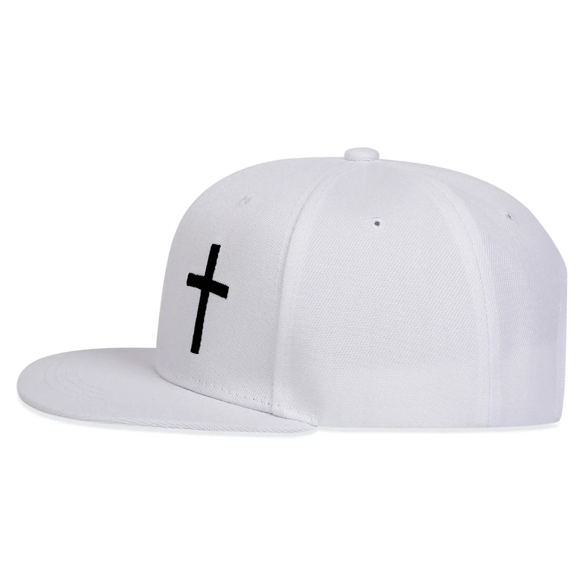 Unisex Cross Embroidery Hip-hop Hats Spring