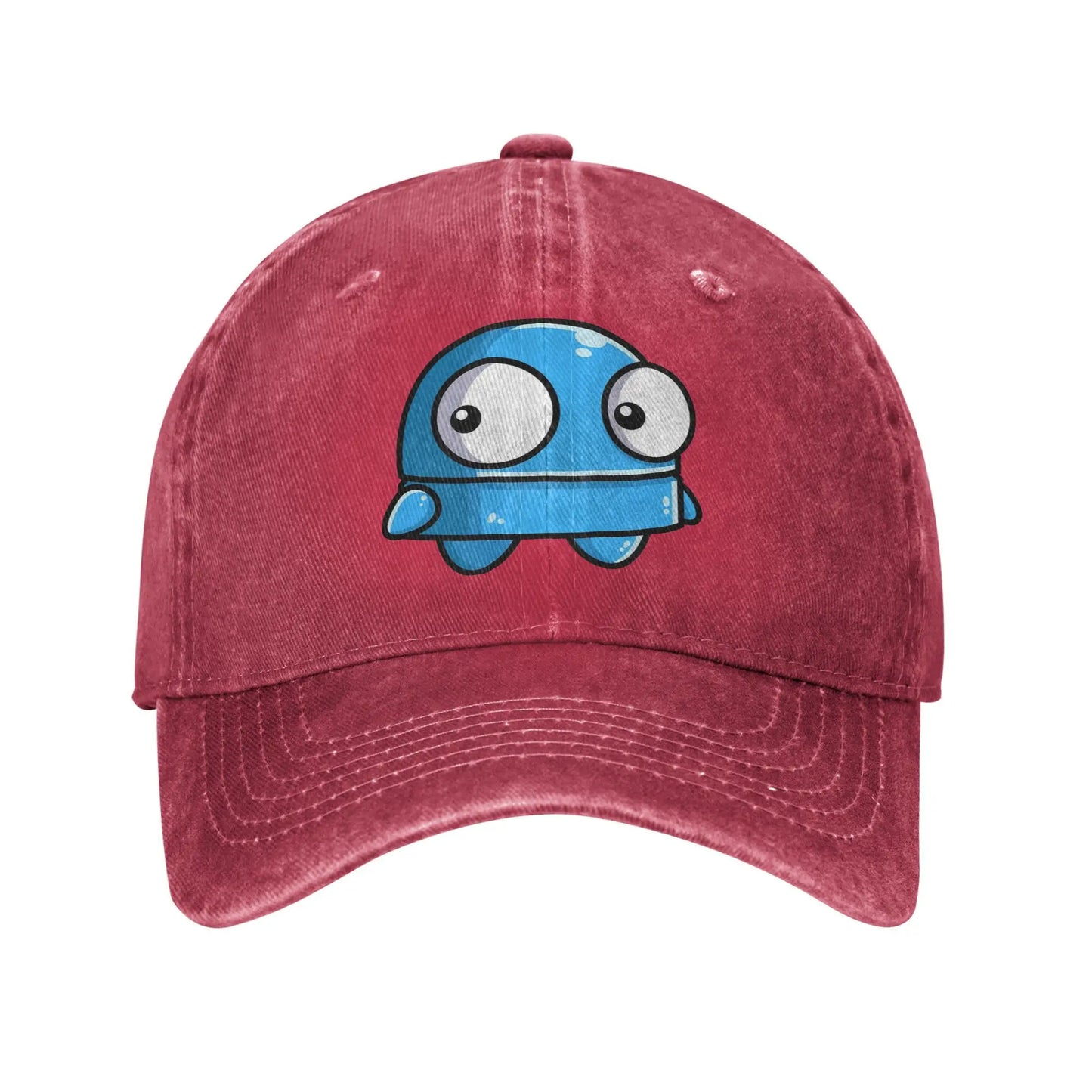 Vintage REPO Robot Horror Anime Denim Baseball Cap