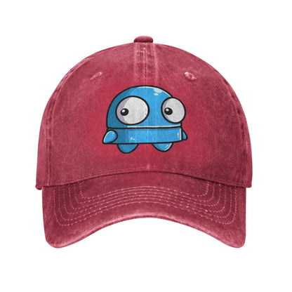 Vintage REPO Robot Horror Anime Denim Baseball Cap