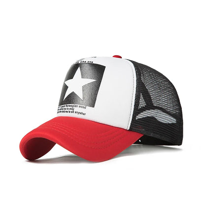 Fashion Brand Breathable Summer Mesh Baseball Cap