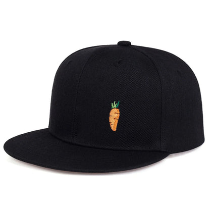 Unisex Carrot Embroidery Hip-hop Hats