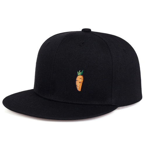 Unisex Carrot Embroidery Hip-hop Hats