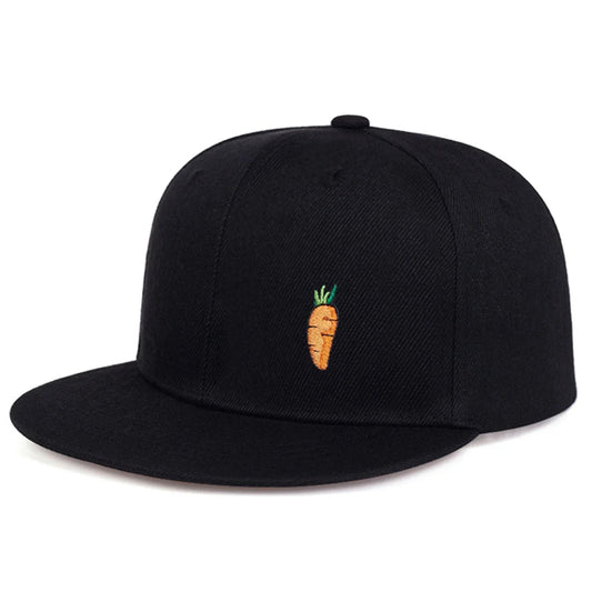 Unisex Carrot Embroidery Hip-hop Hats