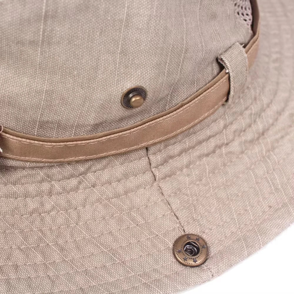 Breathable Cotton Outdoor Bucket Hat