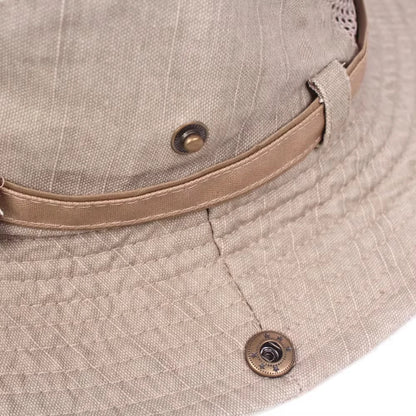 Breathable Cotton Outdoor Bucket Hat