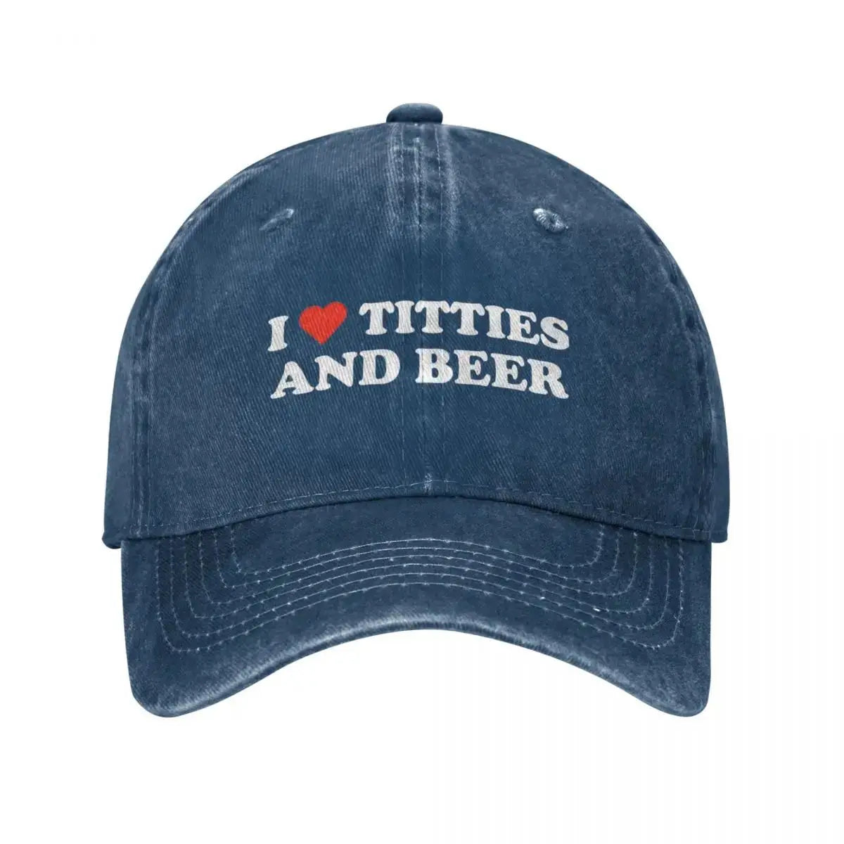 I Love Titties And Beer Vintage Baseball Cap