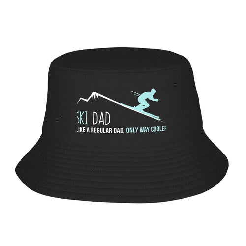 Unisex Funny Ski Dad Outdoor Bucket Hat