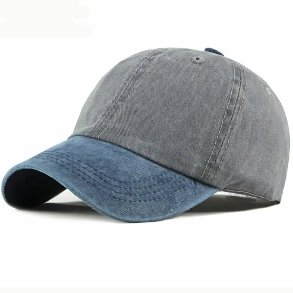 Classic Patchwork Cotton Snapback Baseball Cap