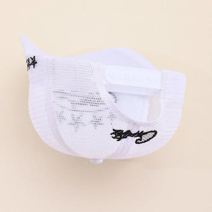 Unisex Five Star Embroidered Mesh Baseball Cap