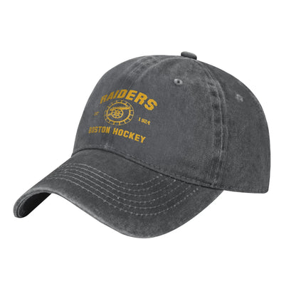 Vintage Boston Raiders Denim Snapback Baseball Cap