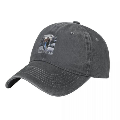 Bob Dylan Freewheelin Denim Vintage Baseball Cap