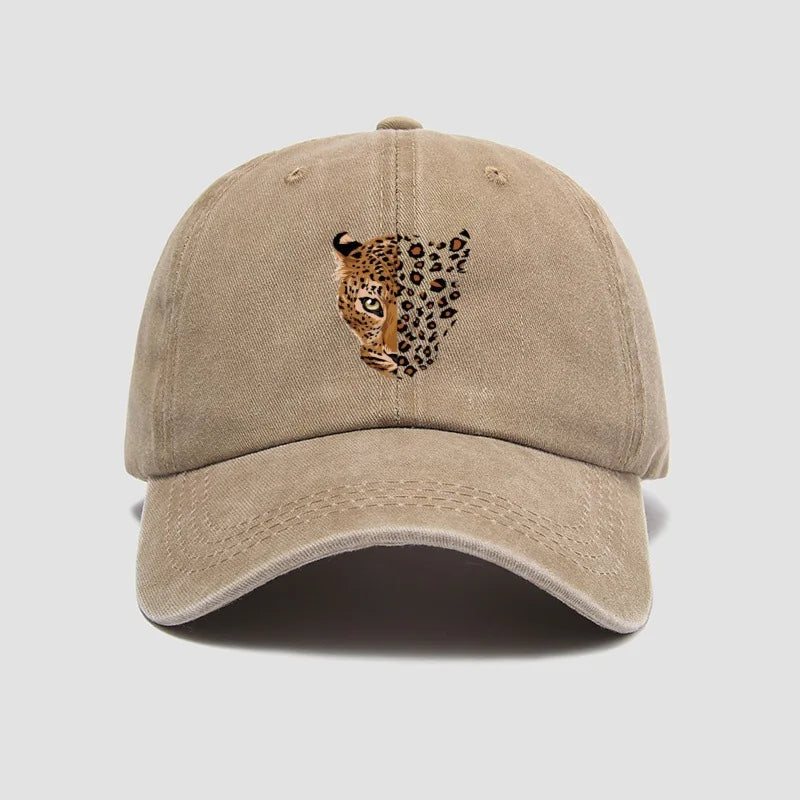 Leopard Print Adjustable Baseball Cap