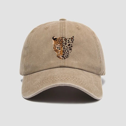 Leopard Print Adjustable Baseball Cap