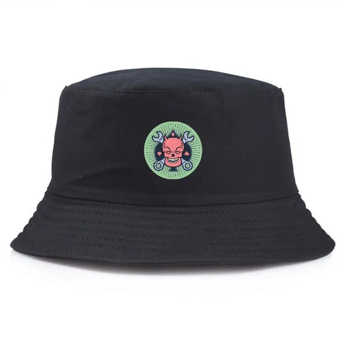 Unisex Cartoon Printed Bucket Hat