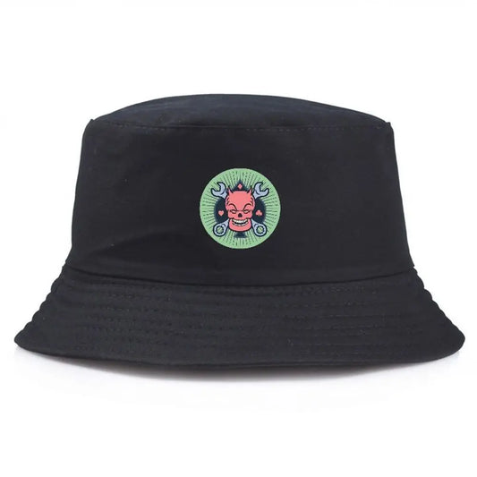 Unisex Cartoon Printed Bucket Hat