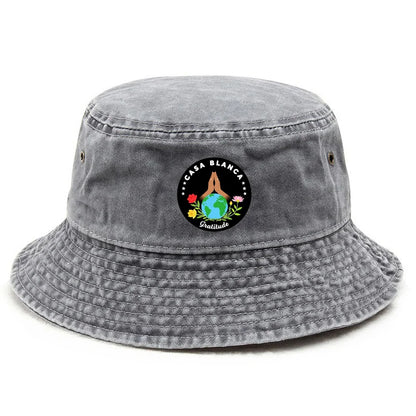 Customize Cotton Washed Vintage Beach Vacation Daily Wear Bucket Hat