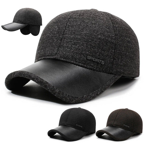 Winter Ear Flap Windproof Baseball Cap