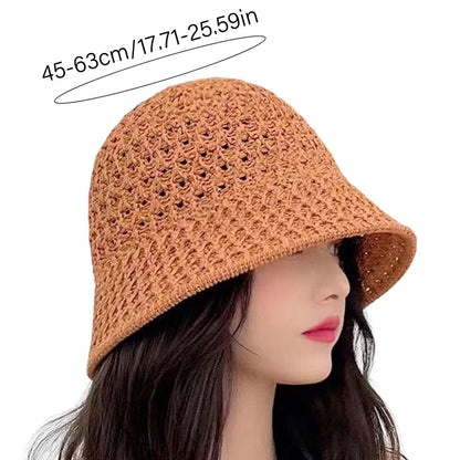 Summer Women Breathable Foldable Japanese Bucket Hat