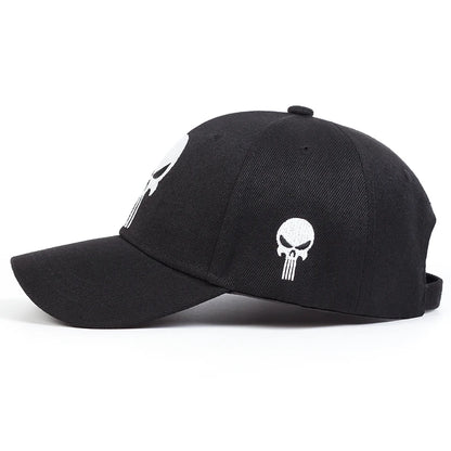 Unisex Skull Head Embroidery Baseball Caps