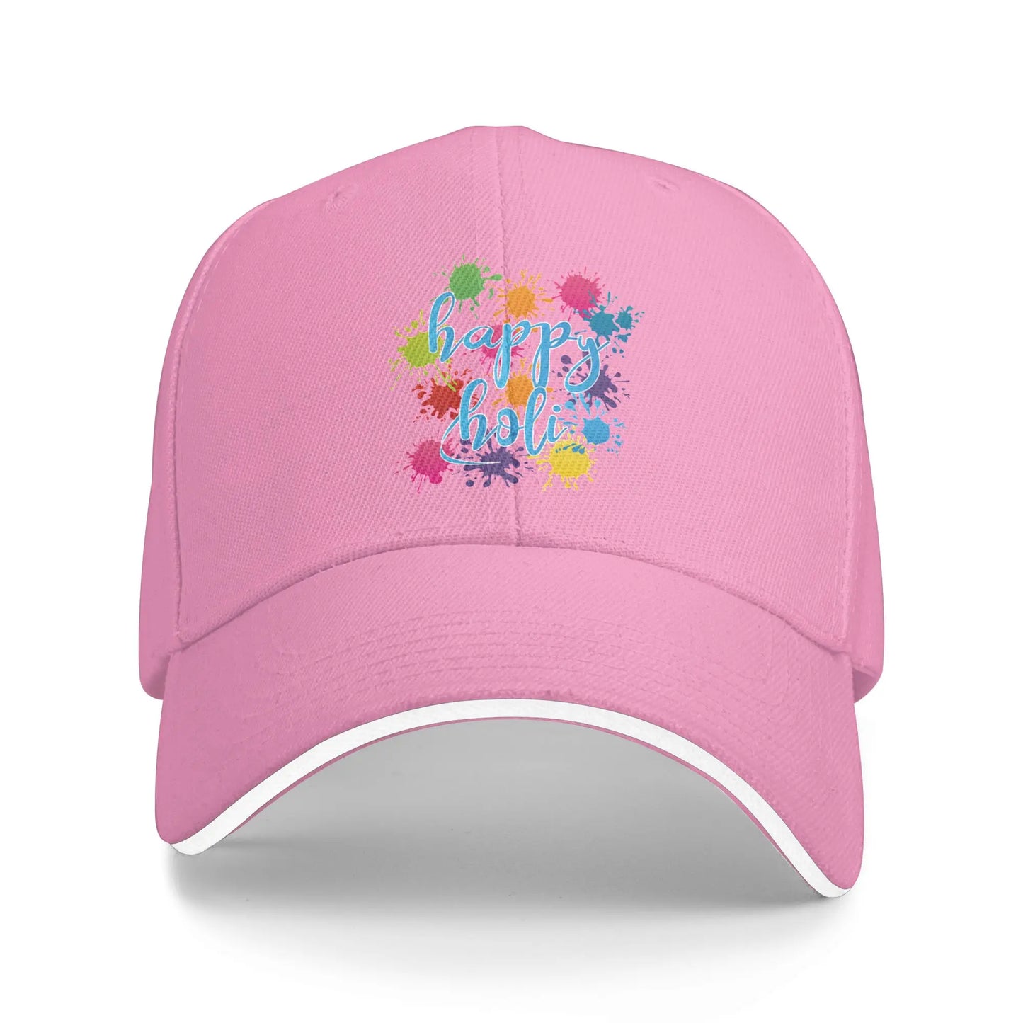 Happy Holi Color Festival Custom Baseball Cap
