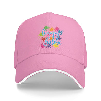 Happy Holi Color Festival Custom Baseball Cap