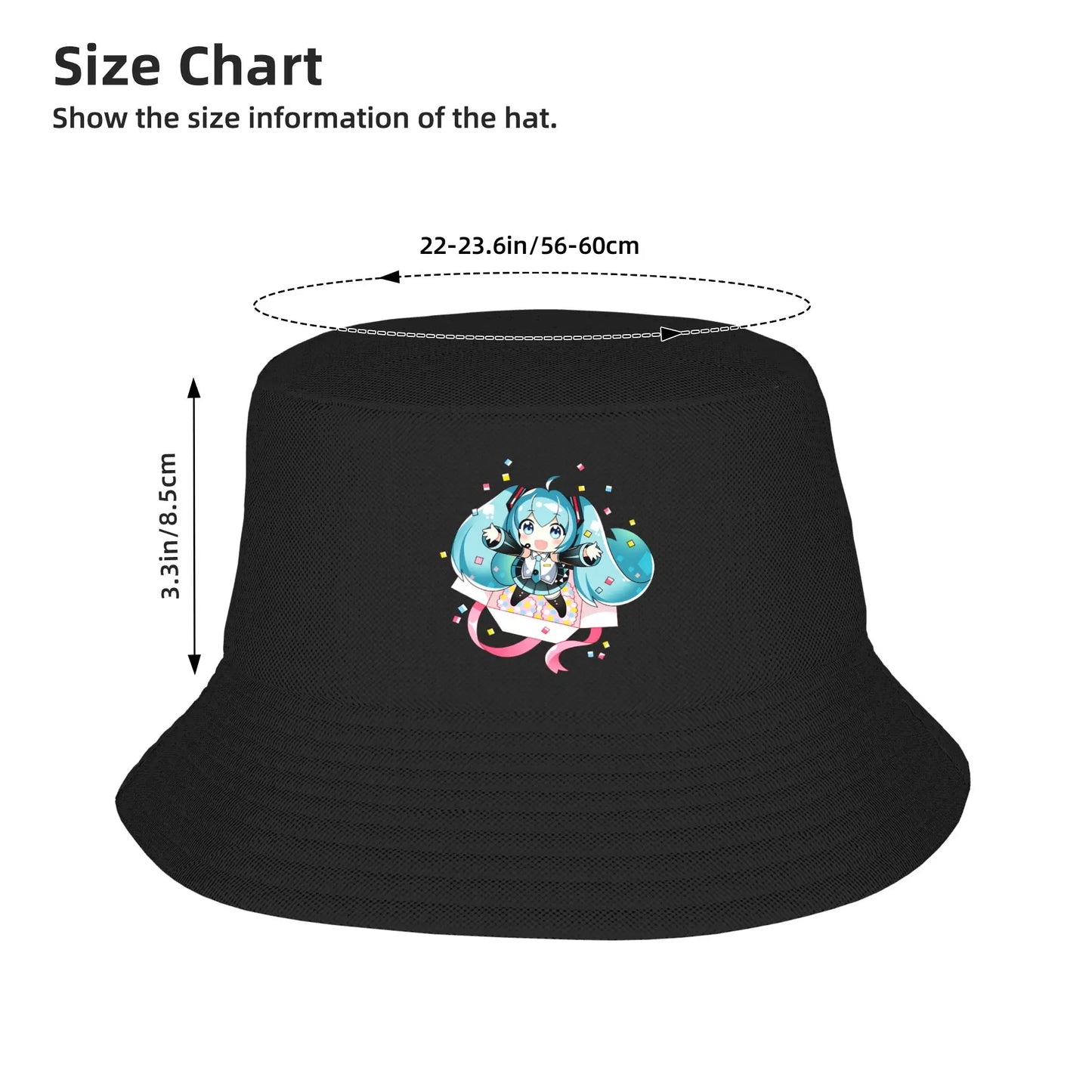 Bioworld Hatsune Miku Streetwear Graphic Bucket Hat