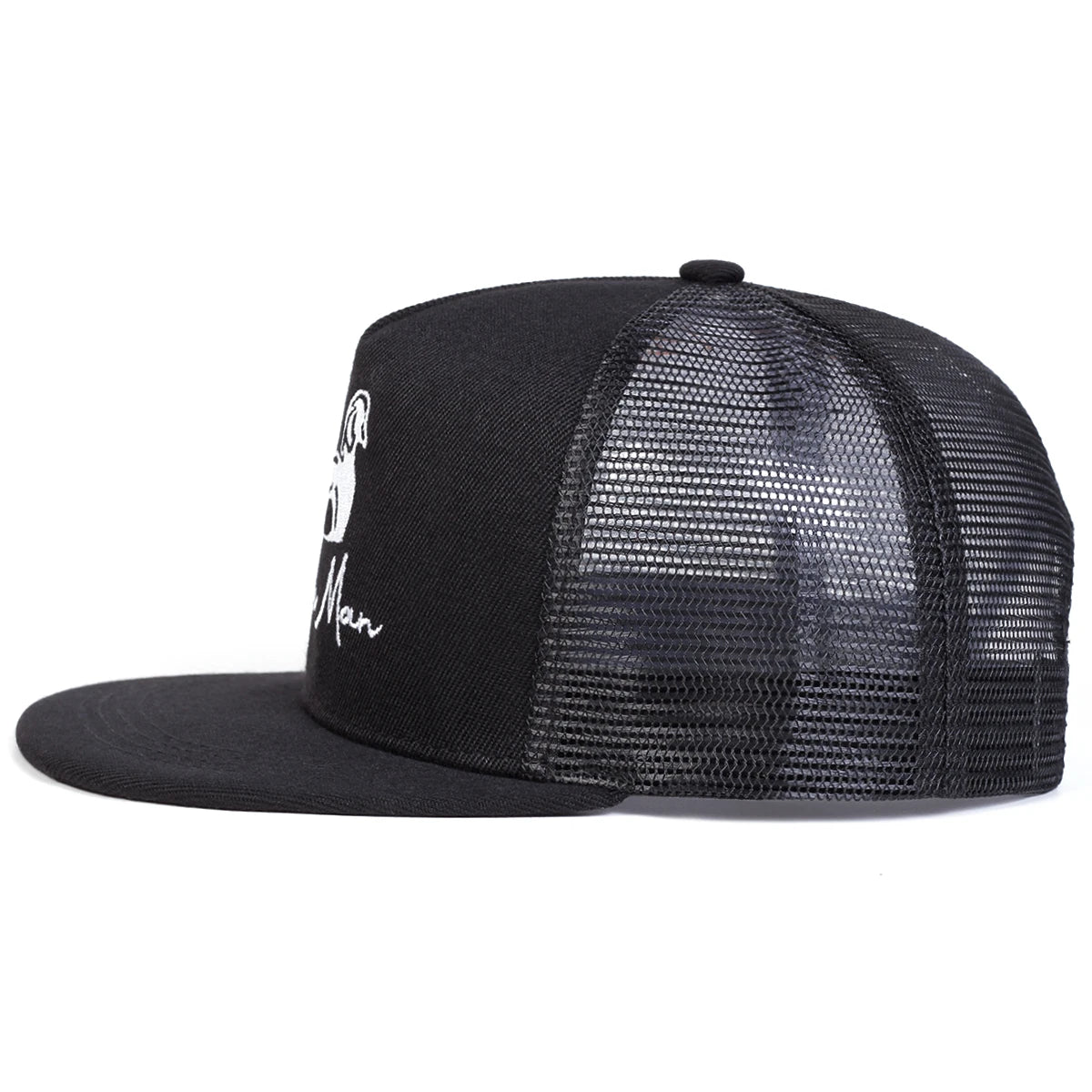 Unisex Simple Man Duck Embroidery Hip-hop Net