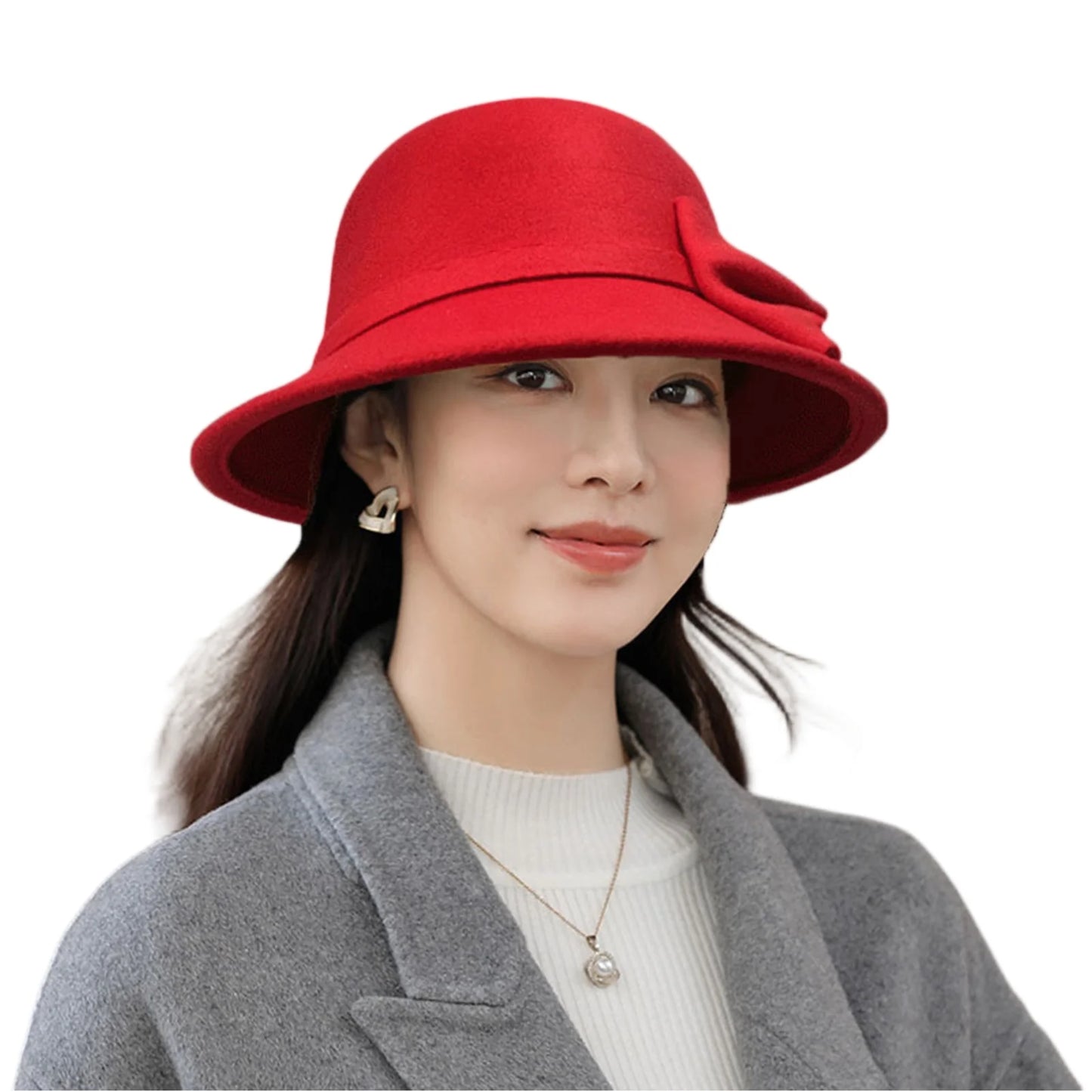 Trendy Vintage British Wool Bucket Hat