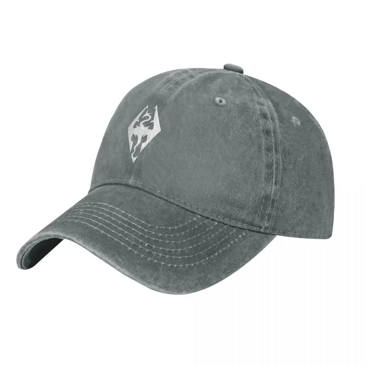 Skyrim Symbol Blue White Fashion Baseball Cap