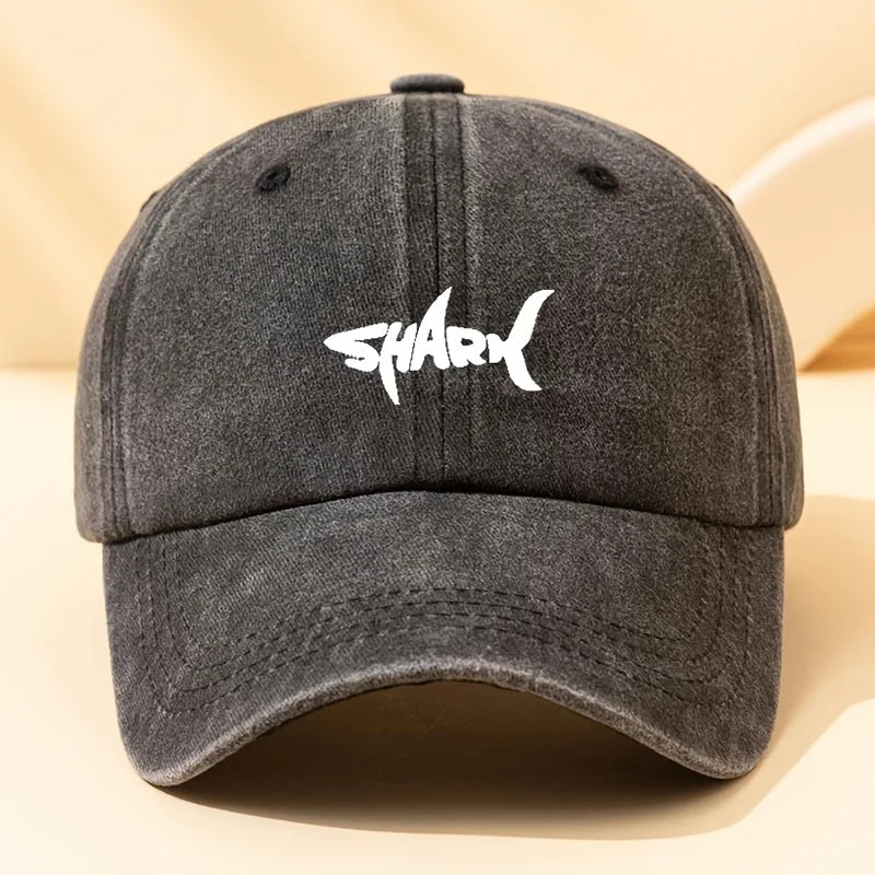 Shark Print Baseball Cap