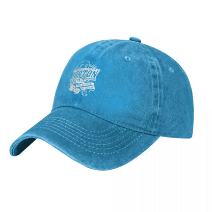 Vintage Distressed Reverend Horton Heat Denim Baseball Cap