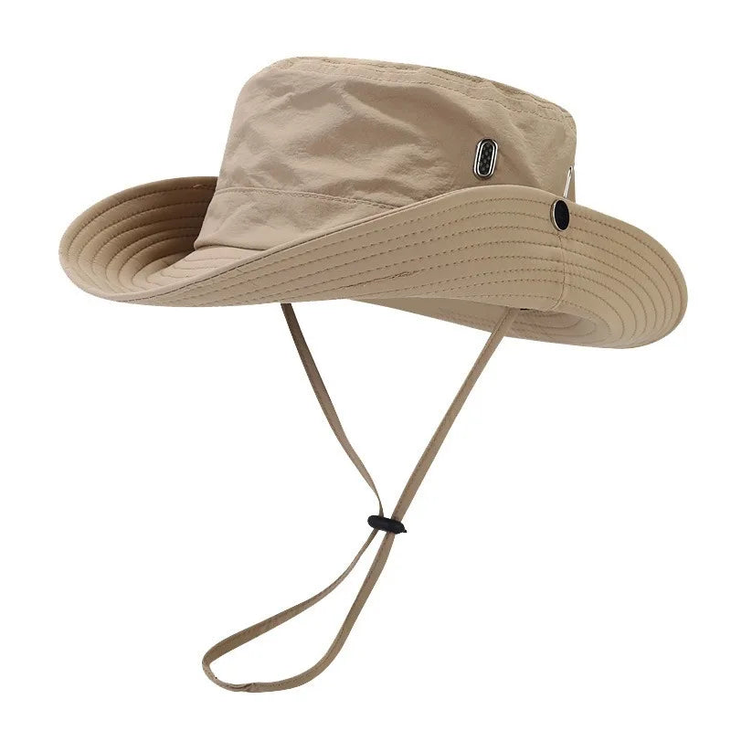 Unisex Solid Summer Bucket Hat