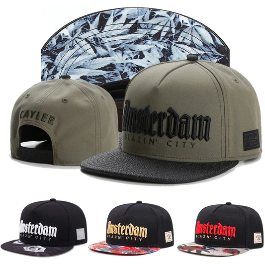 Unisex Personalized Hip-hop Flat Brim Baseball Cap