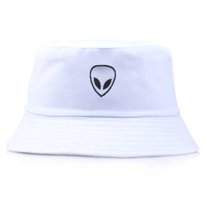 Unisex Embroidered Alien Bucket Hat